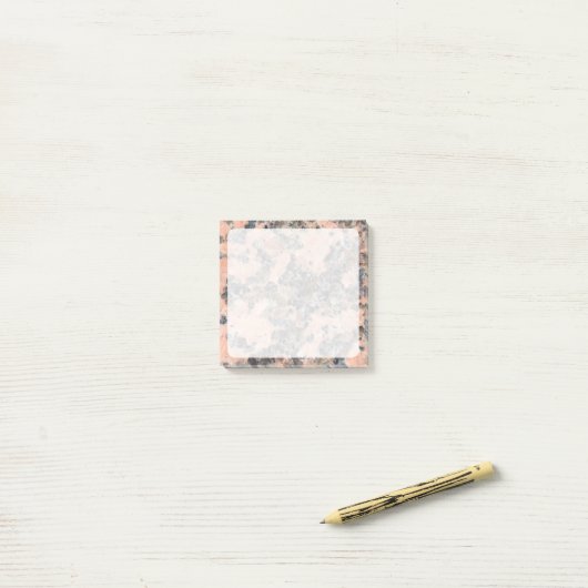 Stollingsgraniet- Geoloog Rots Textuur Post-it® Notes (Op bureau)