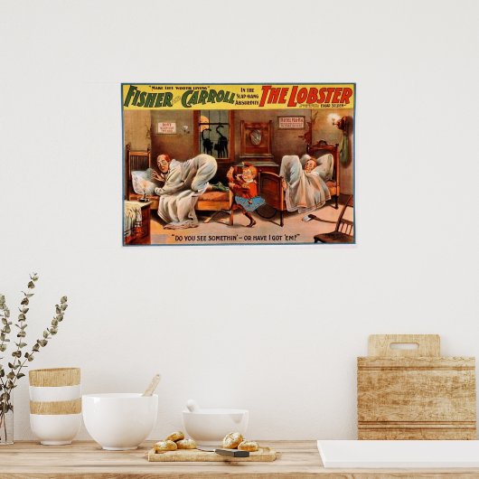  stollingsstok met hoge druk poster (Keuken)