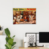  stollingsstok met hoge druk poster (Thuiskantoor)