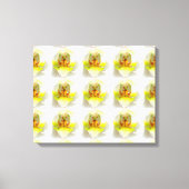 stollingswitte orchideeën canvas afdruk (Voorkant)