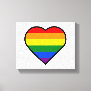 STOLTHEID HART CANVAS AFDRUK