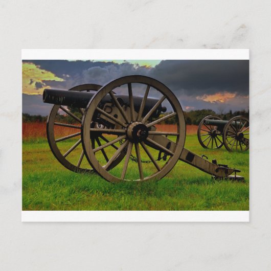 Stom over het slagveld briefkaart (Voorkant)