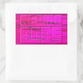 Stoma Babe Rechthoekige Sticker (Tas)