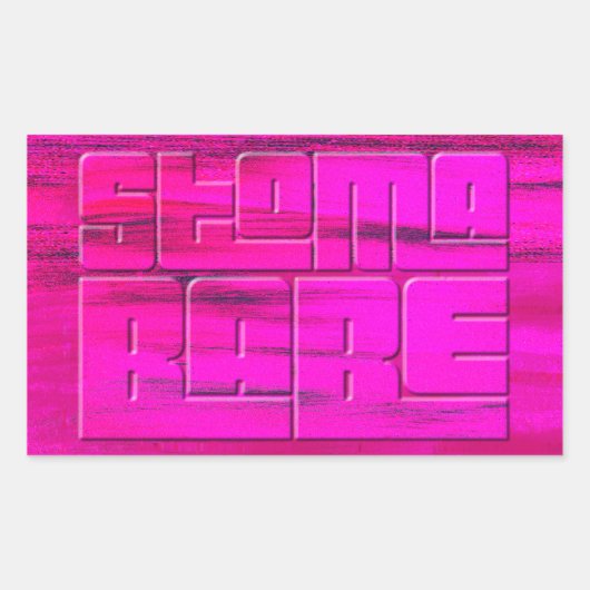 Stoma Babe Rechthoekige Sticker (Voorkant)