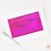 Stoma Babe Rechthoekige Sticker (Envelop)