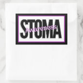 Stoma-bewustzijn Rechthoekige Sticker (Tas)