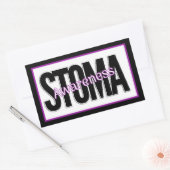 Stoma-bewustzijn Rechthoekige Sticker (Envelop)