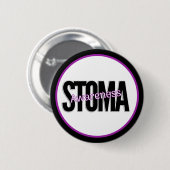 Stoma-bewustzijn Ronde Button 5,7 Cm (Voorkant /achterkant)