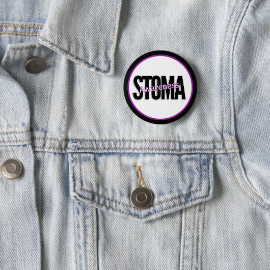 Stoma-bewustzijn Ronde Button 5,7 Cm (In situ)