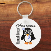 Stomach Cancer Awareness Penguin Sleutelhanger (Voorkant)