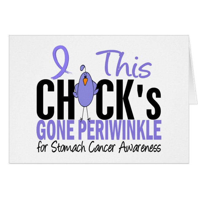 Stomach Cancer Chick Gone Periwinkle (Voorkant Horizontaal)