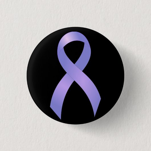 Stomach Cancer Periwinkle Ribbon Ronde Button 3,2 Cm (Voorkant)