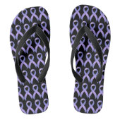 Stomach Cancer Periwinkle Ribbon Teenslippers (Voetbed)