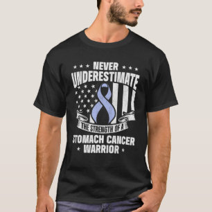Stomach Cancer Survivor Fight Power Warrior T-shirt