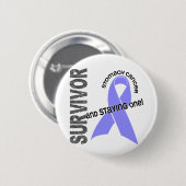 Stomach Cancer Survivor Ronde Button 5,7 Cm (Voorkant /achterkant)