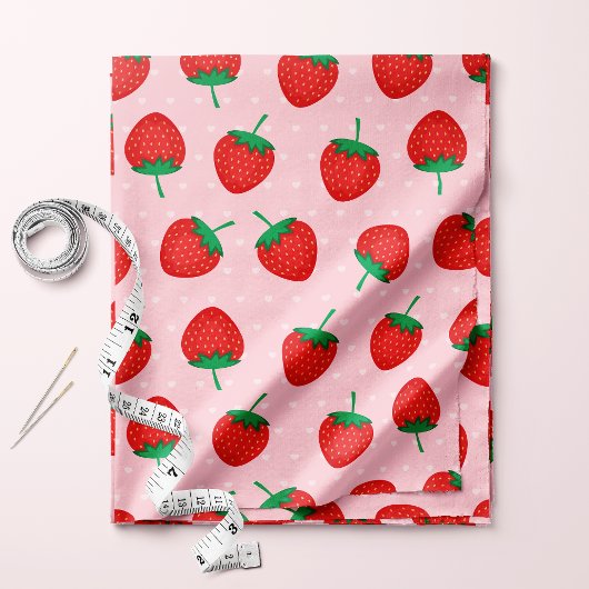 Stombes en aardbei stof