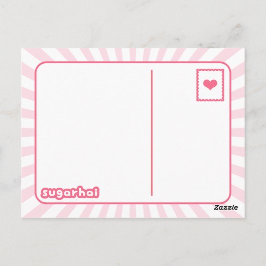 Stombes melk briefkaart (Achterkant)