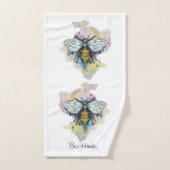 Stombijen en regenboogwas bad handdoek (Handdoek)