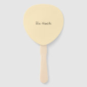 Stombijen en regenboogwas handwaaier (Achterkant)