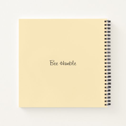 Stombijen en regenboogwas notitieboek (Achterkant)