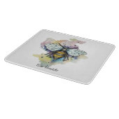 Stombijen en regenboogwas snijplank (Hoek)