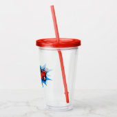 Stomboek WOW! Acryl Drinkbeker (Links)