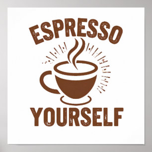 Stomen Espresso Cup Illustratie Poster