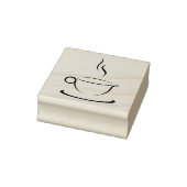 Stomen Hot Cup Houten Blok gemonteerde Rubber Stam Rubberstempel (Stempel)