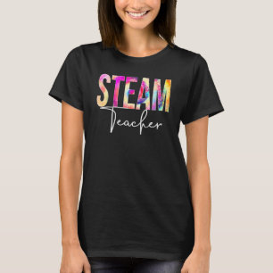 Stomen Leraar Tie Dye Terug naar school Vrouwen Wa T-shirt