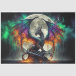 stomende draak tissuepapier