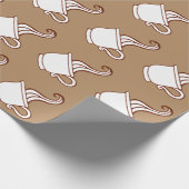 Stomerige koffiekoppen inpakpapier (Hoek)