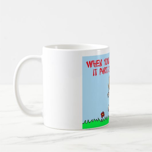 stomkop koffiemok (Links)