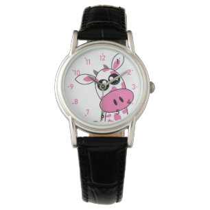 Stomme aardbei Kabelachtige zijde Horloge
