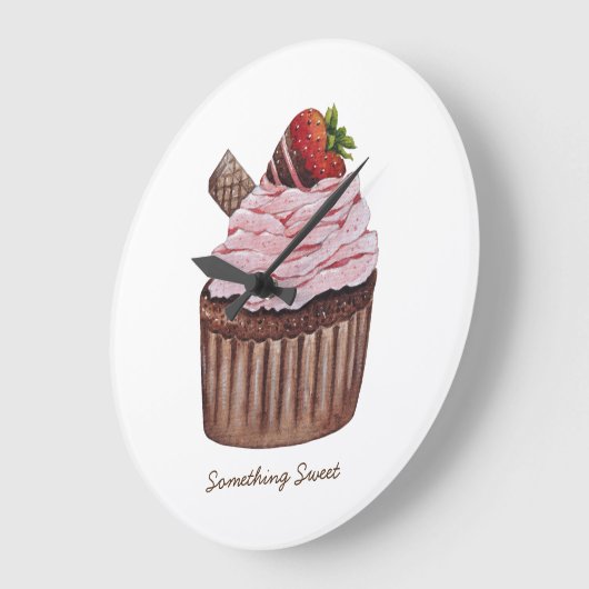 Stomme aardbeienbrood in Waterverf Grote Klok (Hoek)