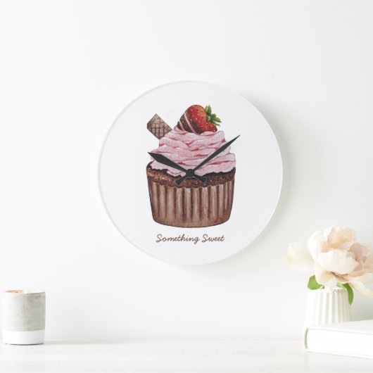 Stomme aardbeienbrood in Waterverf Grote Klok (Huis)