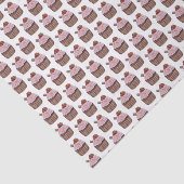 Stomme aardbeienbrood in Waterverf Tissuepapier (Detail)