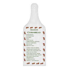 Stomme aardbeienreceptie snijplank