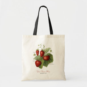 Stomme aardbeienvariëteiten Jouw naam toevoegen Tote Bag