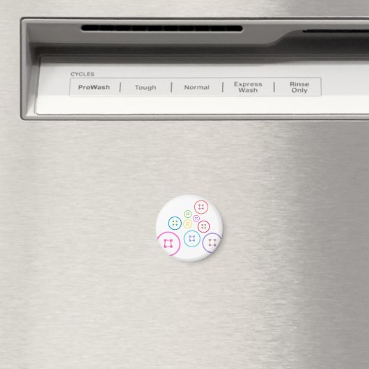 Stomme als Button Magneet (Insitu (Vaatwasser))