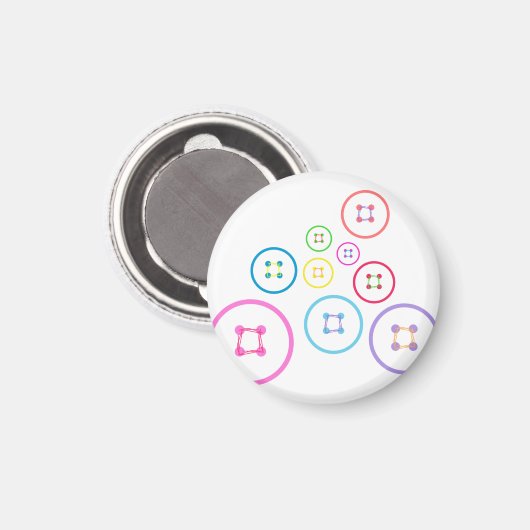 Stomme als Button Magneet (Voorkant / Achterkant)