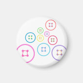 Stomme als Button Magneet (Voorkant)