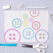 Stomme als Button Tissuepapier (Craft)