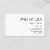 Stomme astronautdieren die in de ruimte zweven visitekaartje (Achterkant)