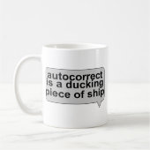 Stomme AutoCorrectie Koffiemok (Links)
