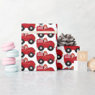 Stomme baby in gepantserde schroot cadeaupapier