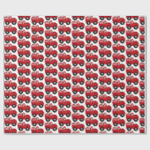 Stomme baby in gepantserde schroot cadeaupapier (Vlak)