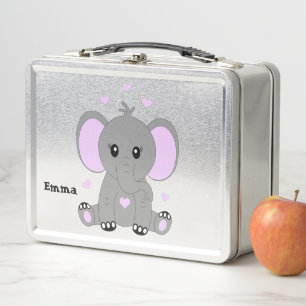 Stomme baby olifant in roze voor meisjes