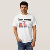 Stomme Beavers Shirt (Voorkant volledig)