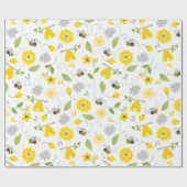 Stomme bijen bijenkorven Verpakkingspapier Cadeaupapier (Vlak)