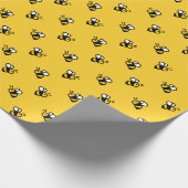 Stomme bijen cadeaupapier (Hoek)